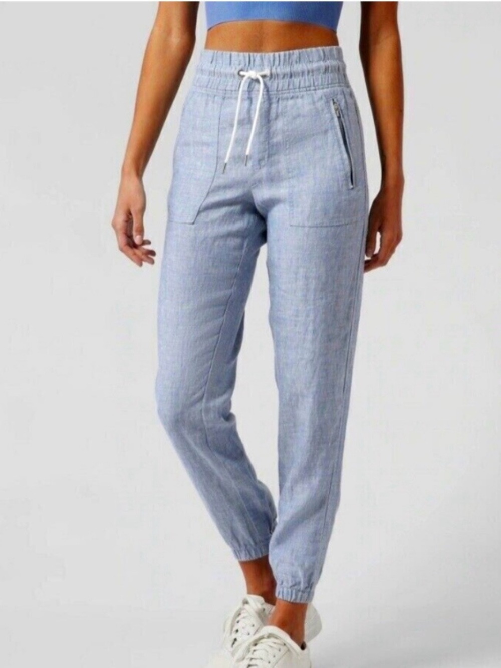 Athleta Cabo linen joggers , sz : 12
